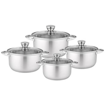 garnki nierdzewne matteo komplet 8el florina 64cd780d230f39e407bb2d9f40171ebd