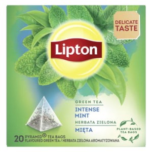 lipton intensywna mięta herbata zielona 20tb