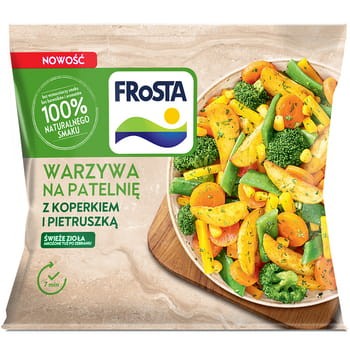 Frosta warzywa na patelnię z koperkiem i pietruszką 400 g f1cc8a7515665edae7343aebfc451631