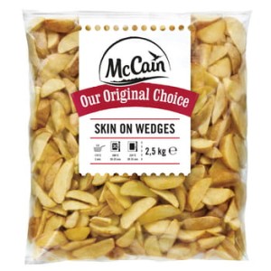 mccain cząstki ziemniaka wedges american style 2,5 kg