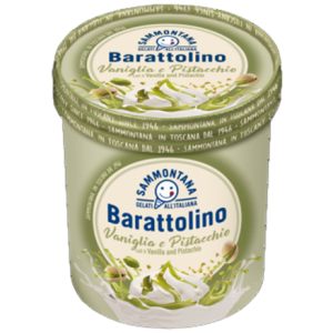 Barattolino Lody waniliowe z nadzieniem pistacjowym 500 g/800 ml