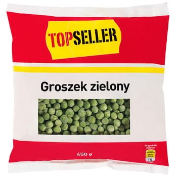 topseller groszek zielony 450 g 8c66a6652d76503009f16a04c8e098ba