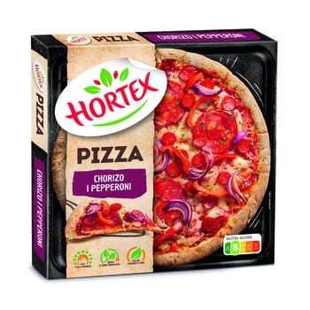 Hortex pizza chorizo i pepperoni 370 g 9bb18e8a02de4b0ba8b1eee60d3d9769