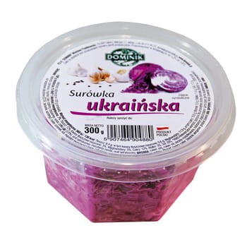 Surówka ukraińska polska 300 g dominik 55abcc5e3d2c30f93346939c546134d4