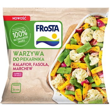 Frosta warzywa do piekarnika kalafior, fasola, marchew 400 g 318a7333ac0f2a4e9260e3268f14855d