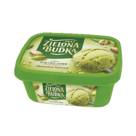 Zielona Budka Lody pistacjowe 1000 ml/524 g Zielona Budka Lody pistacjowe 1000 ml/524 g