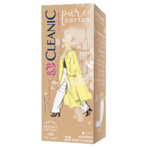 cleanic pure cotton wkładki higieniczne dla kobiet 20 szt.