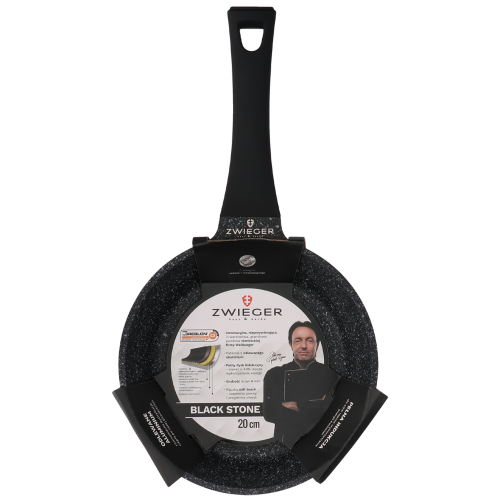 patelnia 20cm black stone zwieger