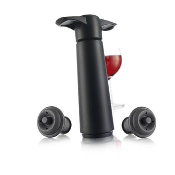 pompka próżniowa do wina czarna z dwoma stoperami vacu vin 46217544bc7c4080cee94ec065f19547