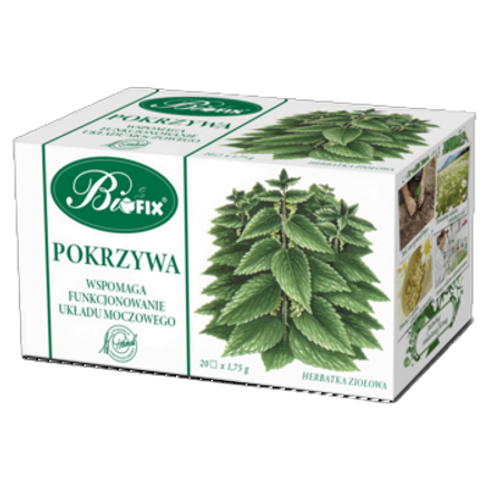 Bifix pokrzywa herbatka ziołowa ekspresowa 20x1,75 g bifix pokrzywa herbatka ziołowa ekspresowa 20x1,75g