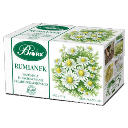 bifix rumianek herbatka ziołowa ekspresowa 20x1,75g bifix rumianek herbatka ziołowa ekspresowa 20x1,75g