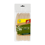 jan niezbędny zielony dom noże drewniane 12 szt.