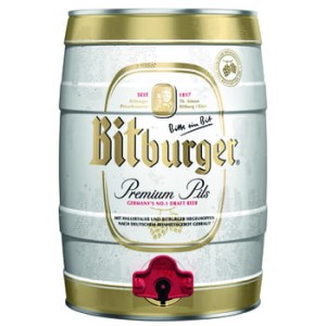 'Piwo Bitburger Pils 5 L PUSZKA