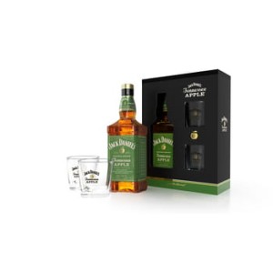 'Likier jabłkowy połączony z Jack Daniel's Tennessee Whiskey 35% 700 ml Kartonik + dwie szklanki