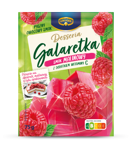 kruger desseria galaretka smak malinowy 75g
