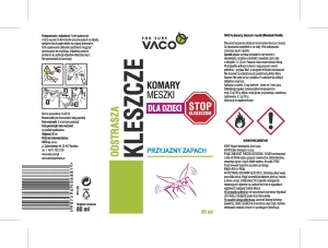 płyn na komary, kleszcze i meszki vaco dla dzieci 80 ml