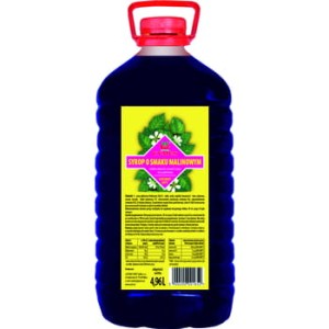 syrop o smaku malinowym victoria cymes 4,96 l