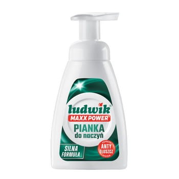 Ludwik maxx power skoncentrowana pianka do mycia naczyń 300 ml 26406ba90f5b6540eba96b61a92e25b7