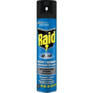 Raid® przeciw muchom, komarom, osom i innym owadom latającym w aerozolu 400 ml