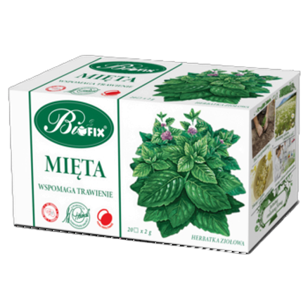 Bifix mięta herbatka ziołowa ekspresowa 20x2 g bifix mięta herbatka ziołowa ekspresowa 20x2g