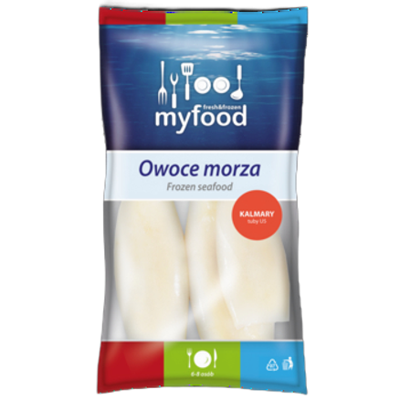 myfood kalmary tuby u/5, glazura: 25 %, 750 g/1000 g myfood kalmary tuby u/5, glazura: 25 %, 750 g/1000 g