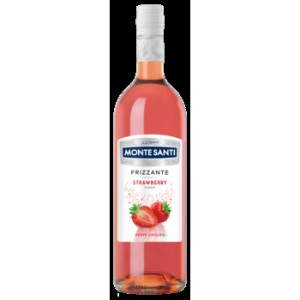 'monte santi frizzante strawberry 10 % alk. 0,75 l