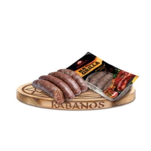 kaszanka z prażoną cebulką i pieczarkami 460 g firma kabanos