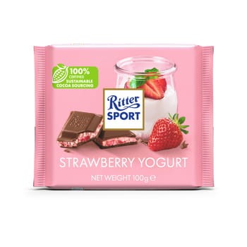 Ritter sport mleczna jogurt truskawka 100 g ca395106359f09361edbd535afccd4de