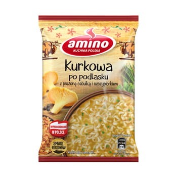 Amino zupa błyskawiczna kurkowa po podlasku 61 g 52d253dd57866d6dd33f7f4f3718faad