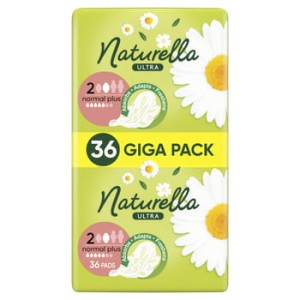 naturella ultra normal plus rozmiar 2 podpaski ze skrzydełkami 36 szt.