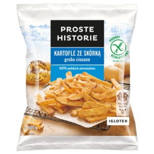 Proste historie - kartofle ze skórką grubo ciosane 600 g