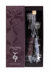 'U' Luvką wódka zbożowa 40% 700 ml Gift Set