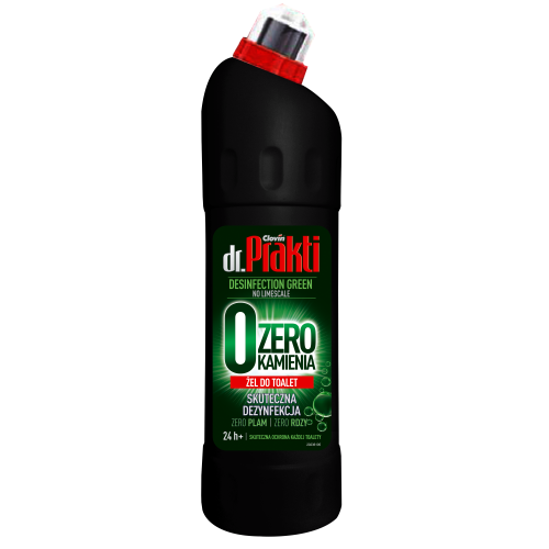 żel do toalet dr.prakti wc zero kamienia green 750 ml