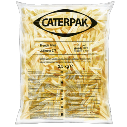 caterpak frytki julienne 7/7 mm 2,5 kg caterpak frytki julienne 7/7 mm 2,5 kg