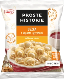 Proste historie - uszka z kiszoną kapustą i grzybami 300 g