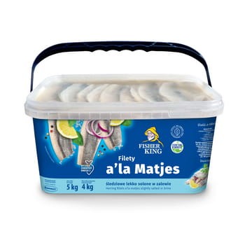 Filety śledziowe ala maties w zalewie 5/4 kg fisherking 8e0b7f2c293f78a28f855139050b890a