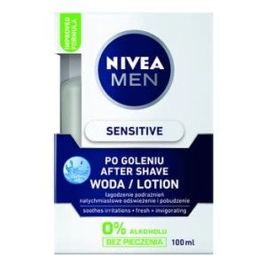Woda po goleniu Nivea Sensitive łagodząca 100 ml