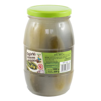Ogórki kiszone wiejskie polska 1000 g / 600 g 9efeefdb66e80ac0b361cec744182814