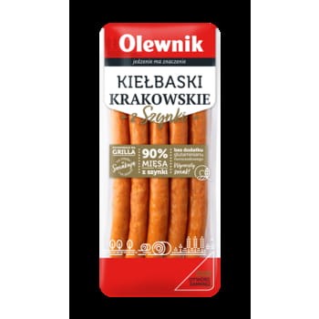 Kiełbaski krakowskie z szynki 200 g olewnik f91f8a1f3b30b58f029149ff273e4ad8