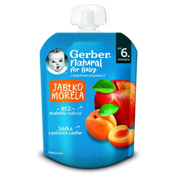 Gerber deserek w tubce jabłko morela po 6 miesiącu 80 g 80e38bd8bd00fca3d83fe87c265ef01a