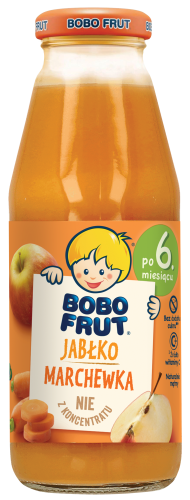 bobo frut nektar jabłko marchew 300ml po 6 miesiącu