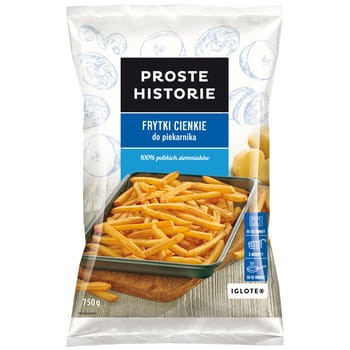 Proste historie frytki cienkie do piekarnika 750 g ed25b375e4c802f7d30a7752f1319fed