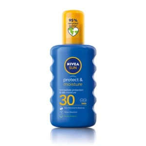 nivea nawilżający balsam w sprayu do opalania spf 30, 200 ml
