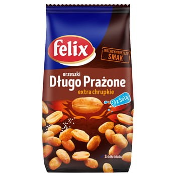 Felix orzeszki długo prażone extra chrupkie 380 g 4a364a075b5e8468f065896eddde6aba
