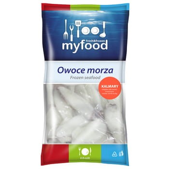 myfood kalmary indyjskie całe, surowe, oczyszczone, rozmiar: 20-40 szt./kg, glazura: 20%, 800 g/1000 g 0bdfa7a8f711db86913a3b2787c45b81