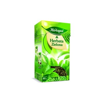 Herbapol - herbata zielona liściasta - 80 g b374afc8b33cc9961466c5b09b11d079