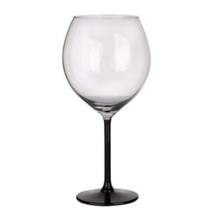 Kieliszek xxl 700 ml czarna nóżka