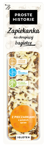Proste Historie Zapiekanka z pieczarkami 255 g Proste Historie Zapiekanka z pieczarkami 255g