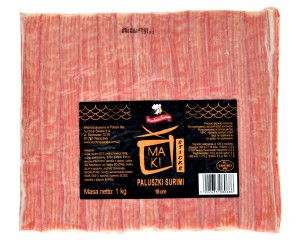 Krabstiki paluszki surimi (18cm) 1 kg kuchnie świata