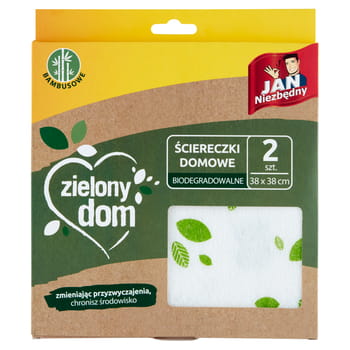 Ściereczki bambusowe Jan Niezbędny Zielony dom 2 szt. 21.jpg